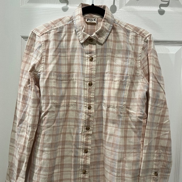Pact NWT Women's Plaid Flannel Button Down (SM) - Picture 1 of 7
